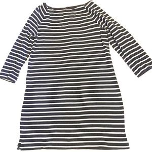 GAP Long Sleeve T-shirt Dress Size XL Blue Stripes